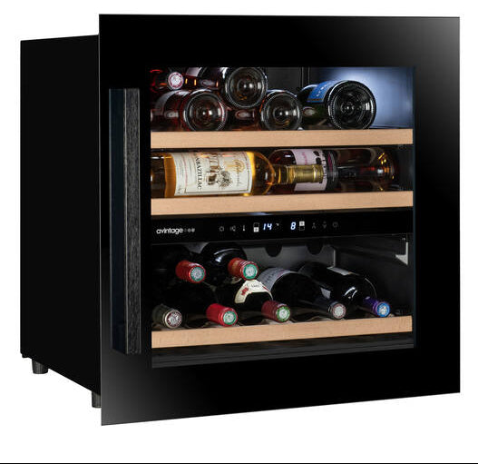 Avintage - 28 Bottle Dual Zone Integrated Wine Cooler - AVI60F2FV