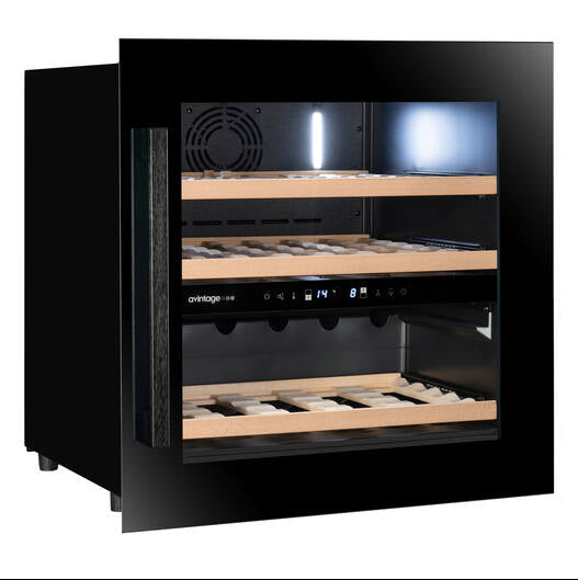 Avintage - 28 Bottle Dual Zone Integrated Wine Cooler - AVI60F2FV