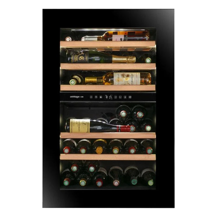 Avintage - 44 Bottle Dual Zone Integrated Wine Cooler - AVI88PLATINUM