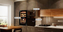 Avintage - 52 Bottle Dual Zone Integrated Wine Cooler - AVI98PLATINUM