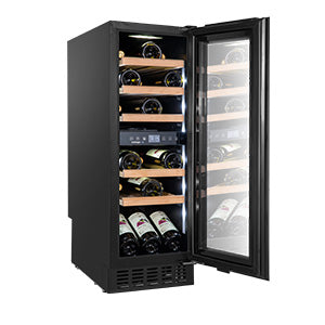 Avintage - 18 Bottle Dual Zone Undercounter Wine Fridge - AVU31D88