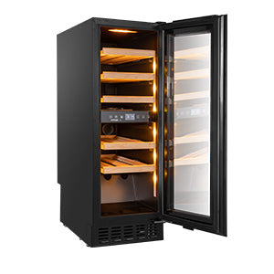 Avintage - 18 Bottle Dual Zone Undercounter Wine Fridge - AVU31D88