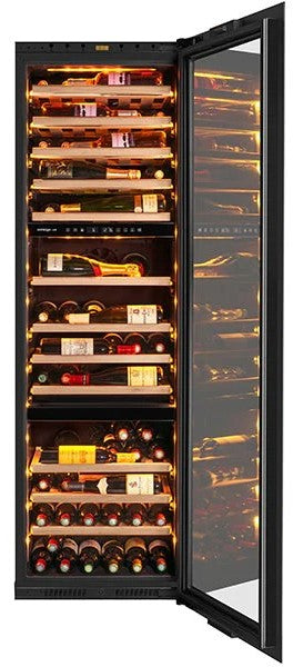 Avintage AVI178PLATINUM | 94 Bottle Triple Zone Wine Fridge