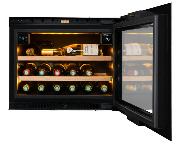 Avintage - 21 Bottle Single Zone Integrated Wine Cooler - AVI45PLATINUM