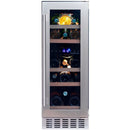 Dunavox - 17 Bottle Built-In Wine Cooler - DAUF-17.58DSS