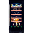 Dunavox - 32 Bottle Built-In Wine Cooler - DAUF-32.83B
