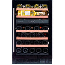 Dunavox 38 Bottle Built-In Wine Cooler - DAUF-38.100DB