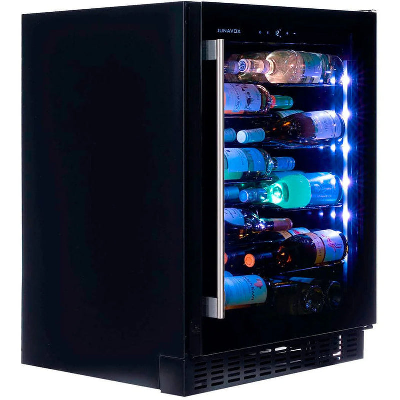 Dunavox Sera - 40 Bottle Built-In Wine Cooler - DAUF-40.138B