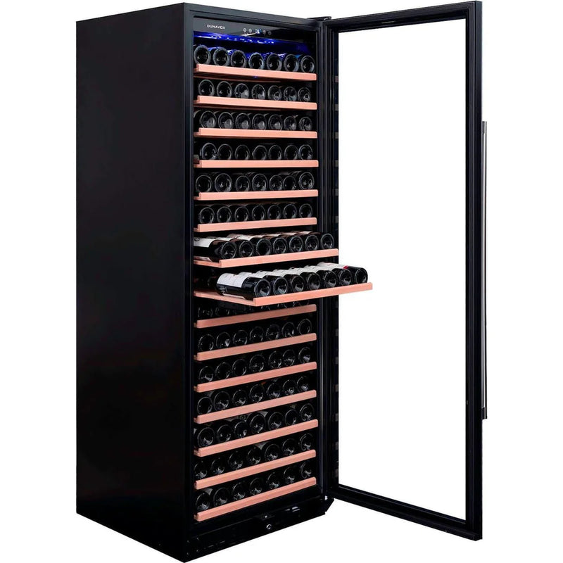 Dunavox DX-194.490BK - 194 Bottle Freestanding/Built-In Single Zone Wine Cabinet