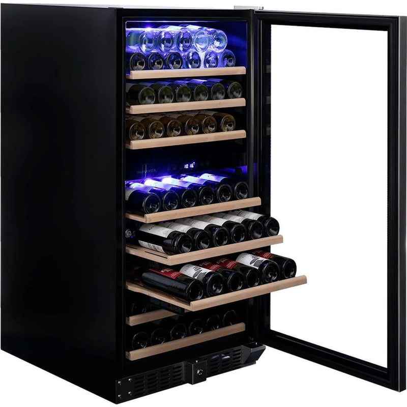 Dunavox DX-94.270DBK- 94 Bottle Freestanding/Built-In Dual Zone Wine Cooler