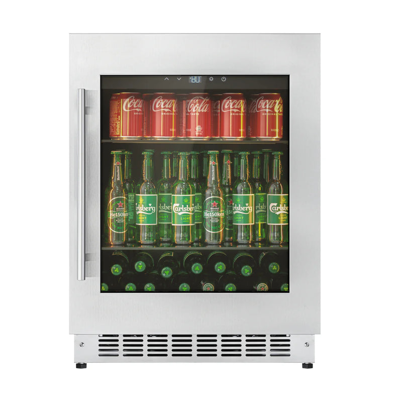 CELLA - 119 Can - 600mm - 118L Drinks Fridge - BV34-SSH - Stainless