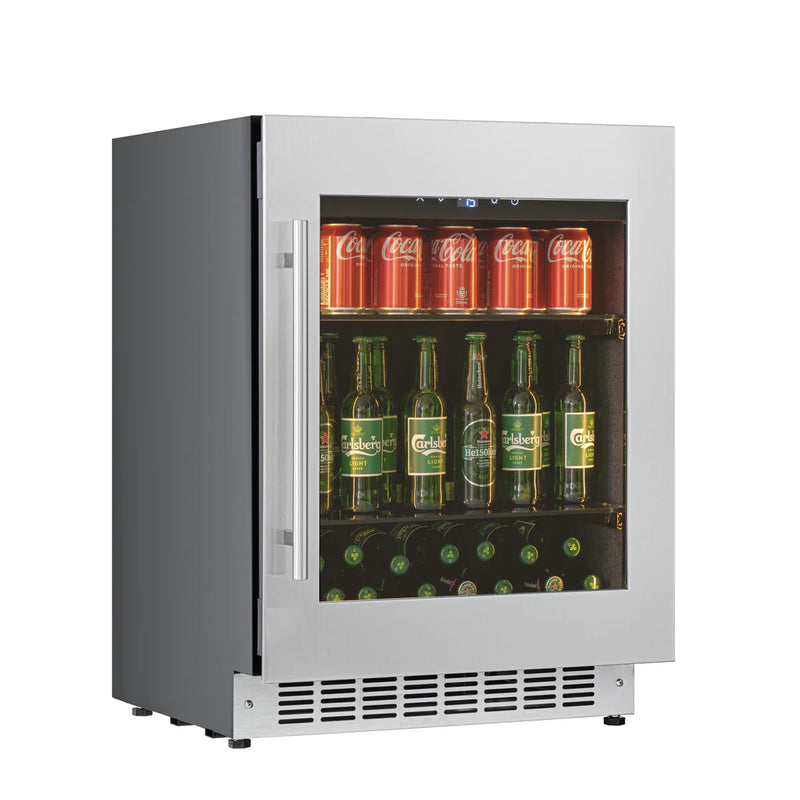 CELLA - 119 Can - 600mm - 118L Drinks Fridge - BV34-SSH - Stainless