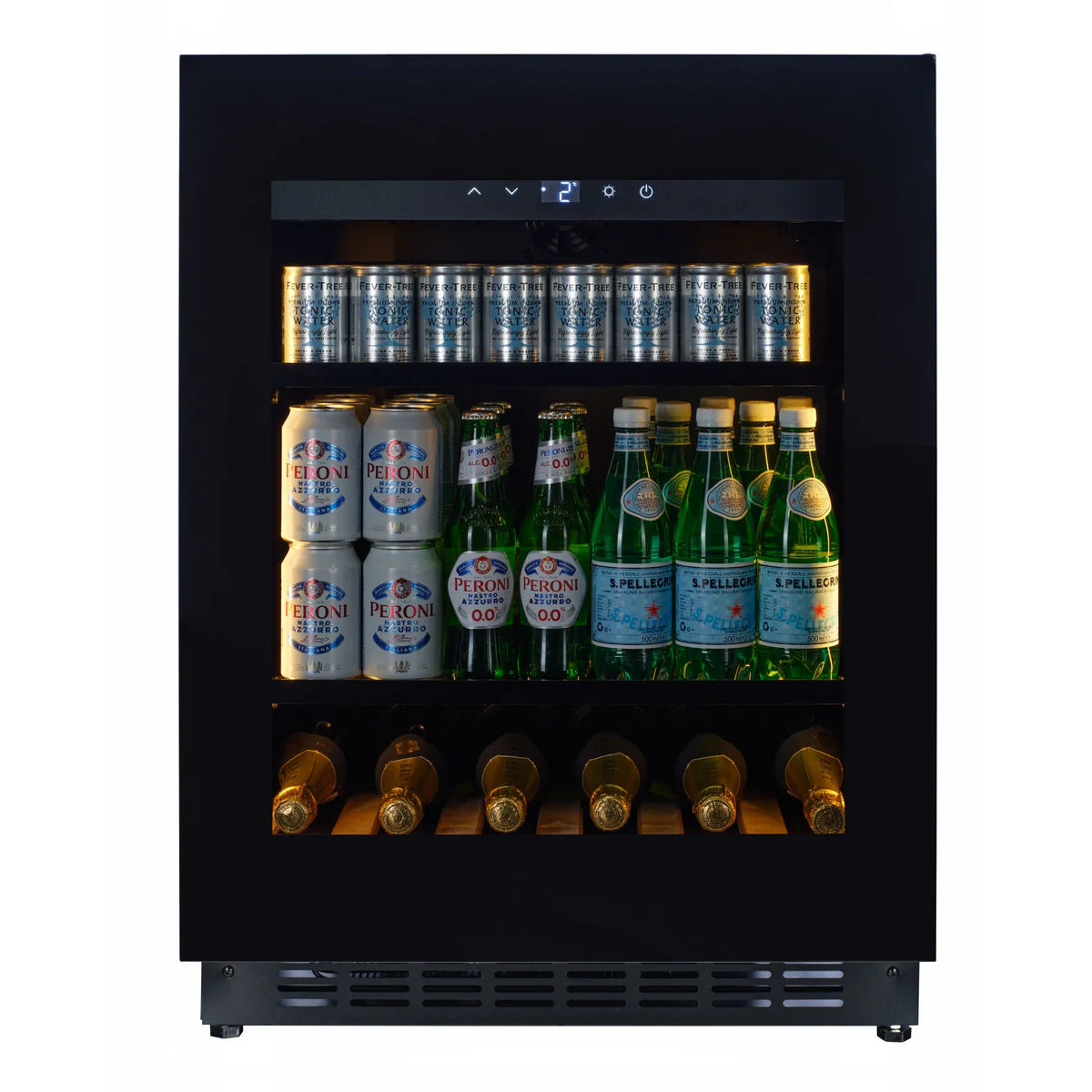 CELLA - 600mm - 118L Undercounter Drinks Fridge - Single Zone -  BV34B-TO