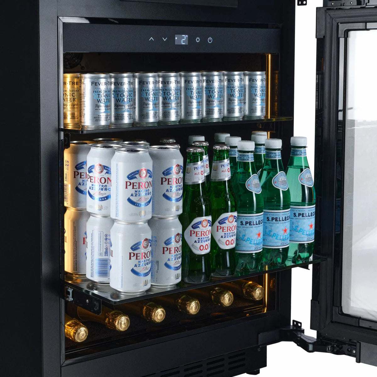 CELLA - 119 Can - 600mm - 118L Drinks Fridge - BV34-SSH - Stainless