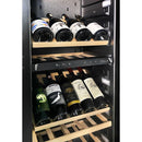 CELLA - 74 Bottle Single Zone Wine Fridge - W82S-BLACK