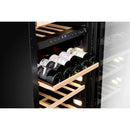 CELLA - 74 Bottle Single Zone Wine Fridge - W82S-BLACK