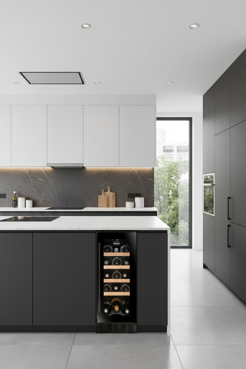 Climadiff - 20 Bottle Single Zone Wine Cooler - CBU20S2B