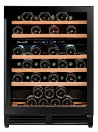 Climadiff - 51 Bottle Dual Zone Wine Cooler - CBU50D2B