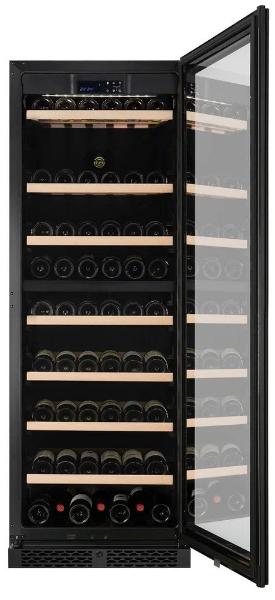 CELLA W154D-BLACK | 154 Bottle Dual Zone Wine Fridge