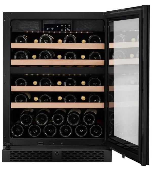CELLA W39D-BLACK | 39 Bottle Dual Zone Wine Fridge