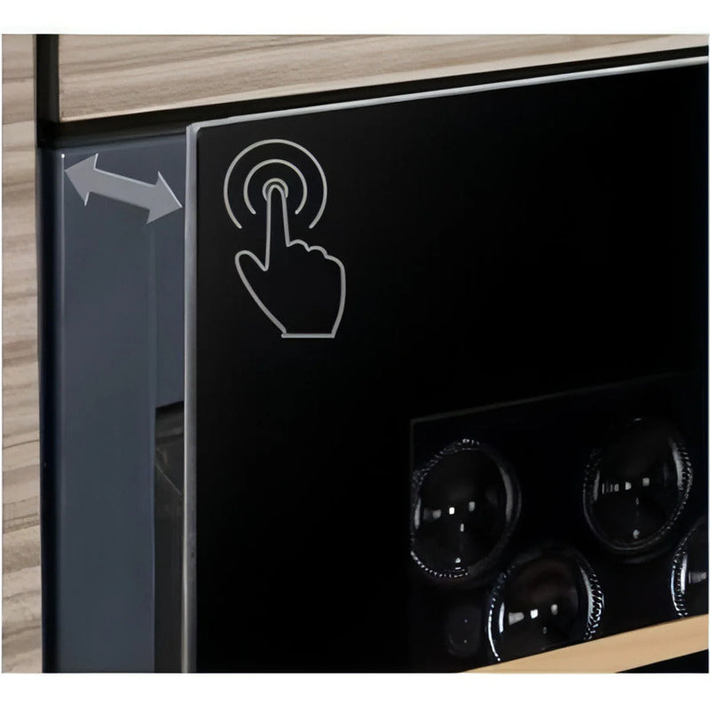 Dunavox - 32 Bottle Glance-32 Dual Zone Integrated Wine Cooler - DAVG-32.80DB.TO