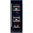 Dunavox Flow- 17 Bottle Built-In Wine Cooler - DAUF-17.58DB
