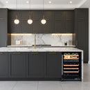 Dunavox 38 Bottle Built-In Wine Cooler - DAUF-38.100DB