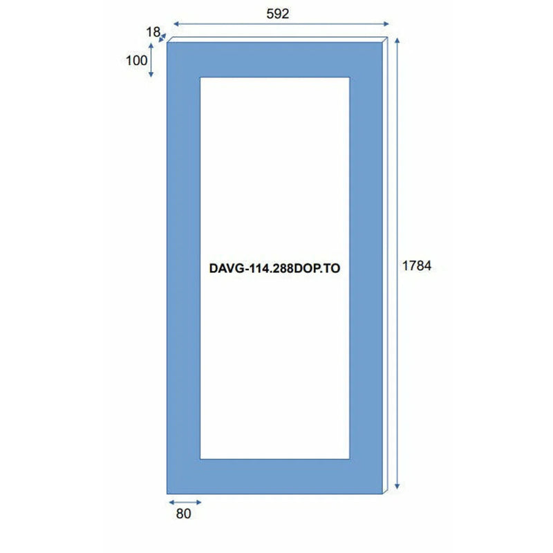 Dunavox Glance - 114 Bottle Dual Zone Fully Integrated Wine Cooler - DAVG-114.288DOP.TO