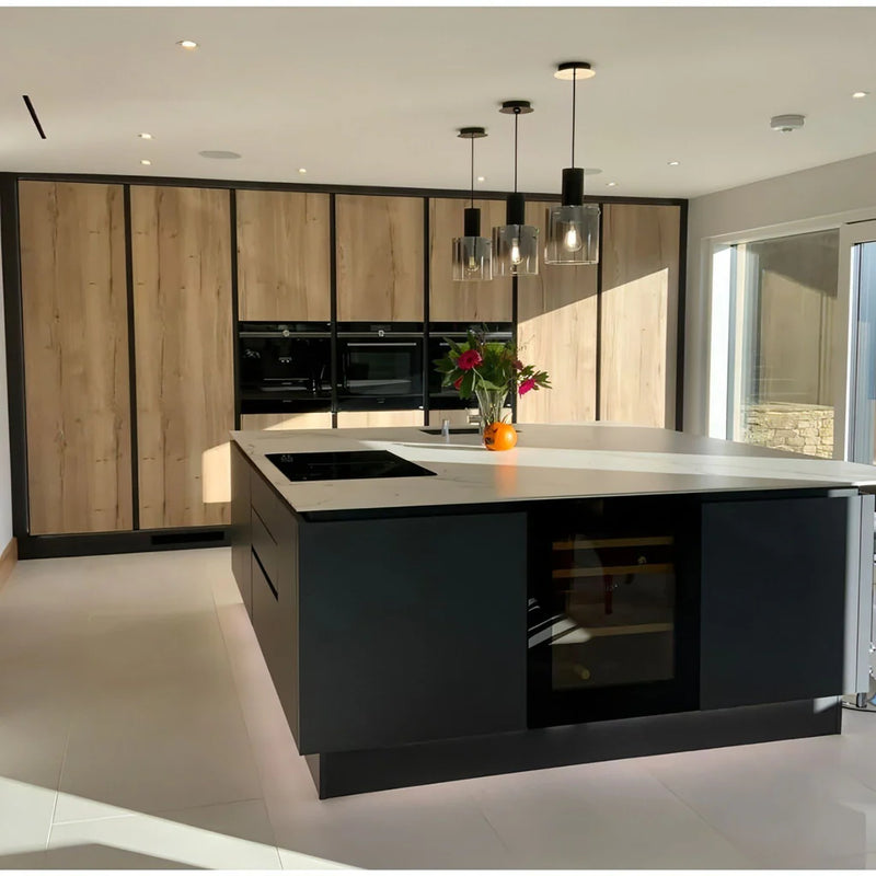 Dunavox - 32 Bottle Glance-32 Dual Zone Integrated Wine Cooler - DAVG-32.80DB.TO