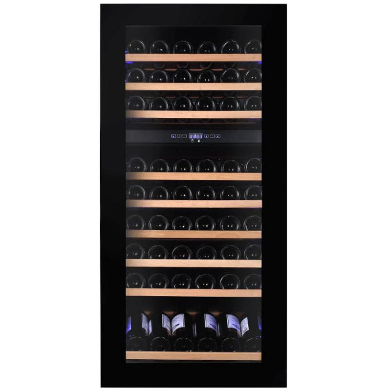 Dunavox Glance 72  - 72 Bottle Dual Zone Integrated Wine Cooler - DAVG-72.185DB.TO