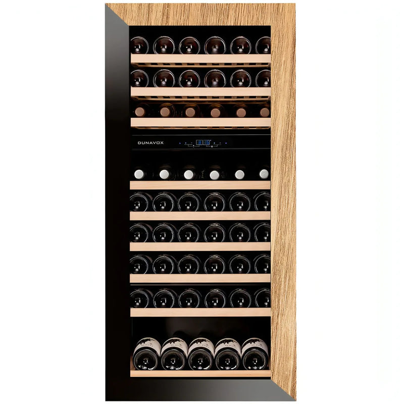 Dunavox Glance 72  - 72 Bottle Dual Zone Integrated Wine Cooler - DAVG-72.185DOP.TO