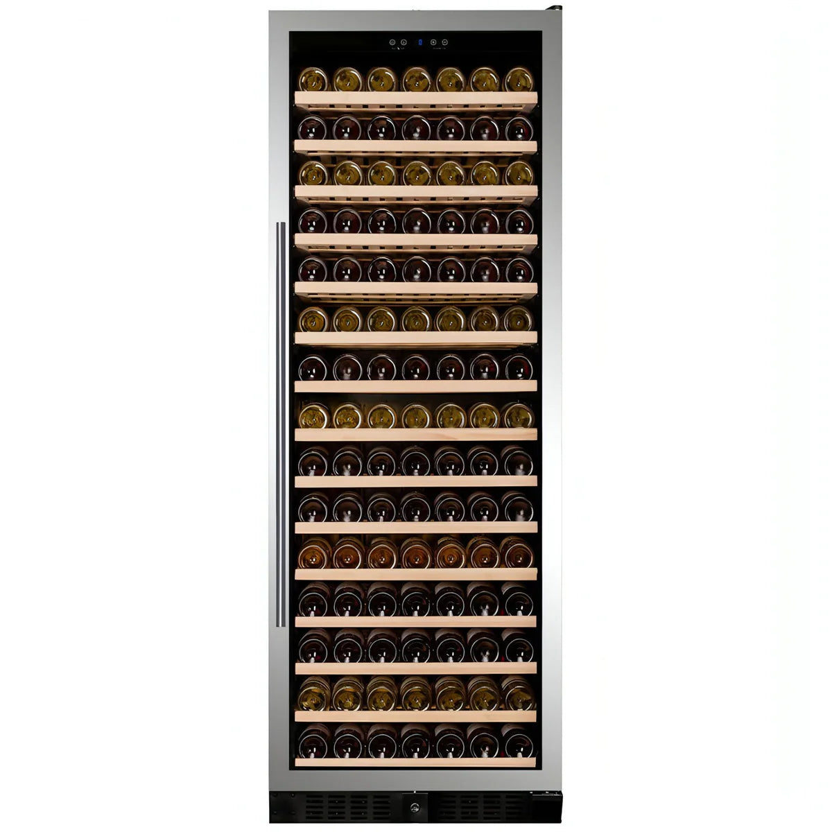 Dunavox DX-194.490SSK- 194 Bottle Freestanding/Built-In Single Zone Wine Cabinet