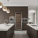 Dunavox DX-194.490SSK- 194 Bottle Freestanding/Built-In Single Zone Wine Cabinet