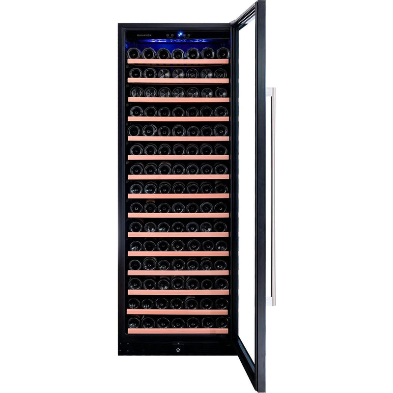Dunavox DX-194.490BK - 194 Bottle Freestanding/Built-In Single Zone Wine Cabinet