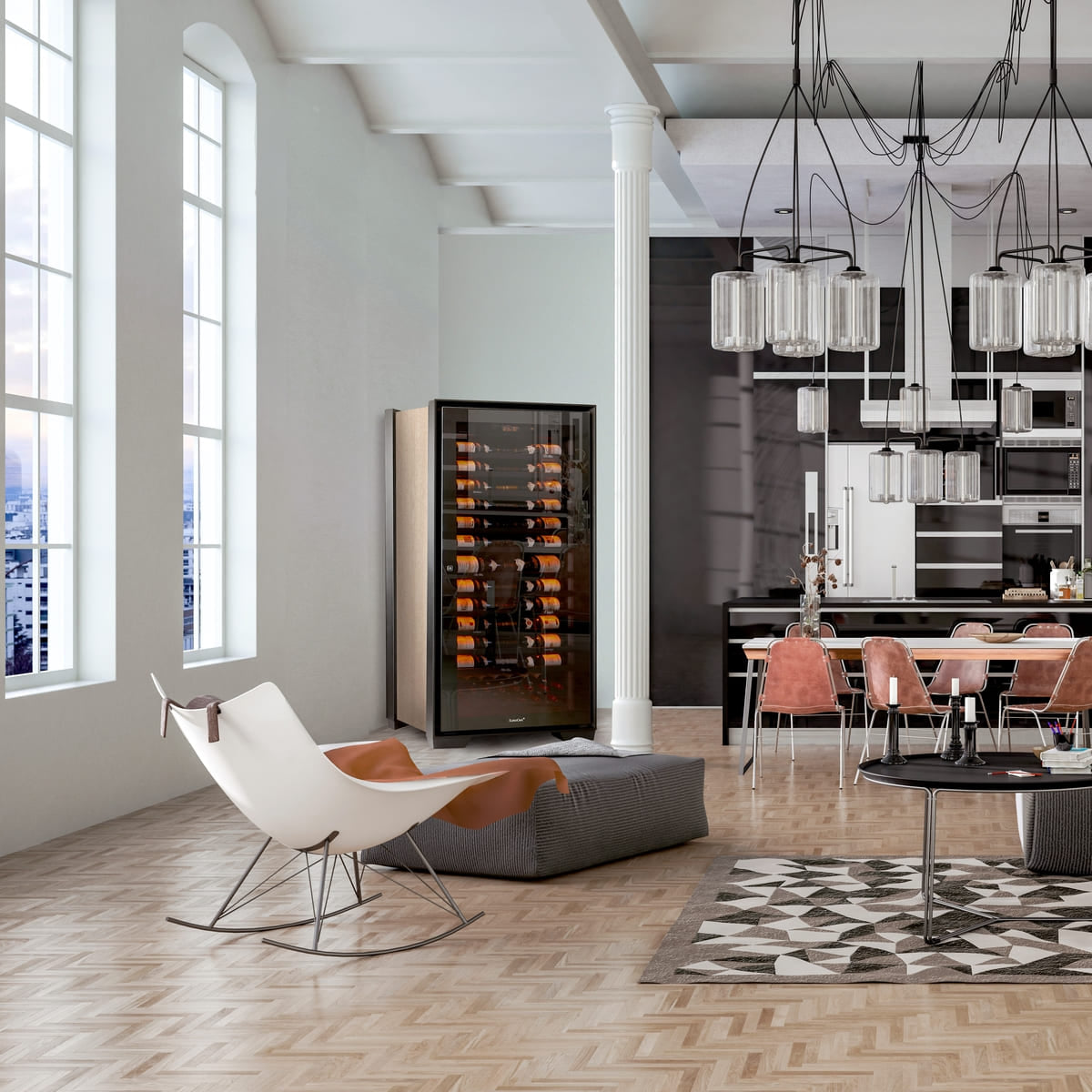 Eurocave - Royale Wine Cabinet - V-ROYALE-L - 124 Bottle