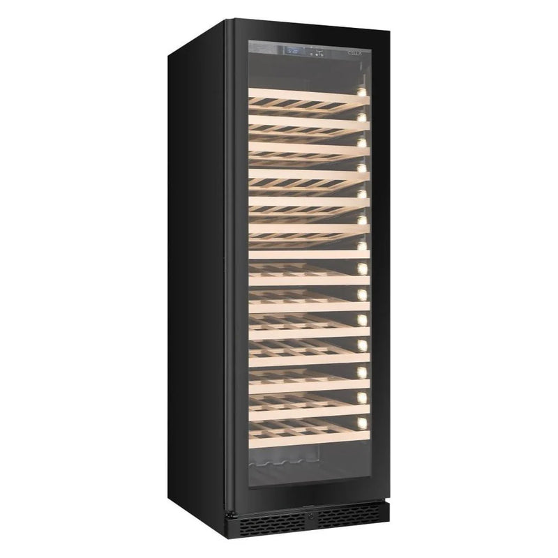 CELLA - 161 Bottle Single Zone Wine Fridge - FWS163-BLACK