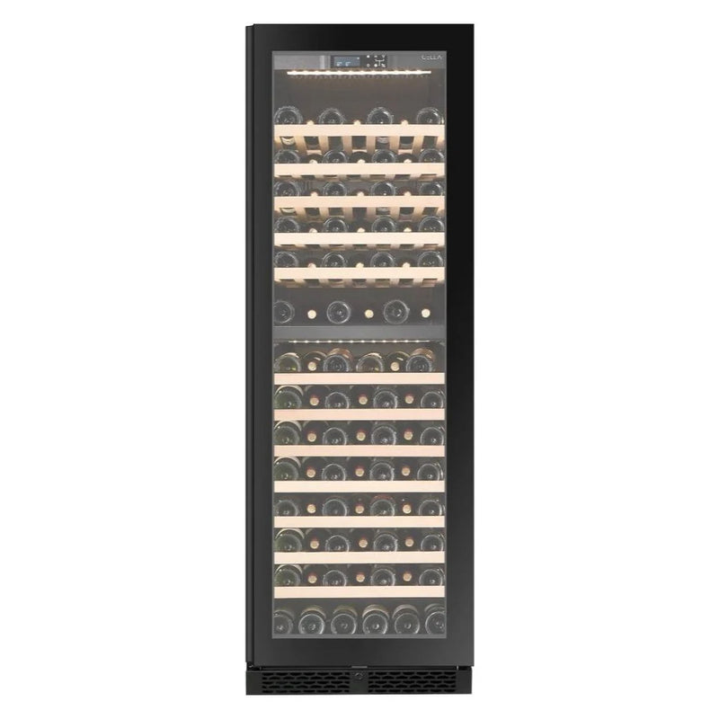 CELLA - 101 Bottle Dual Zone Wine Fridge - FWS93D-BLACK