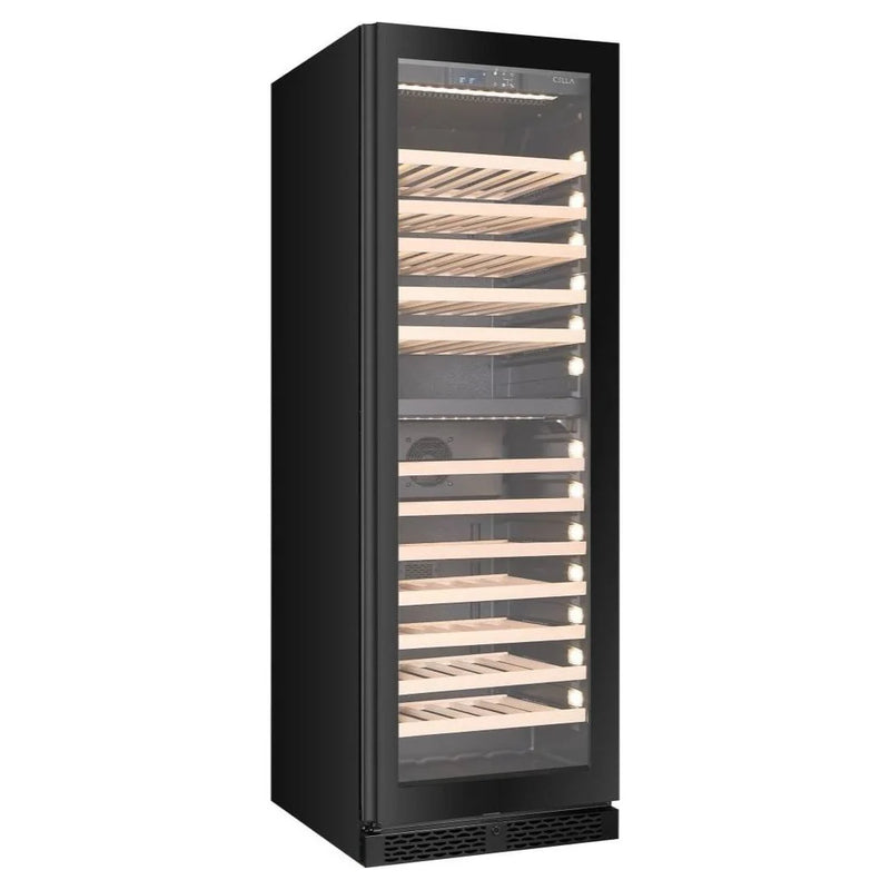 CELLA - 101 Bottle Dual Zone Wine Fridge - FWS93D-BLACK