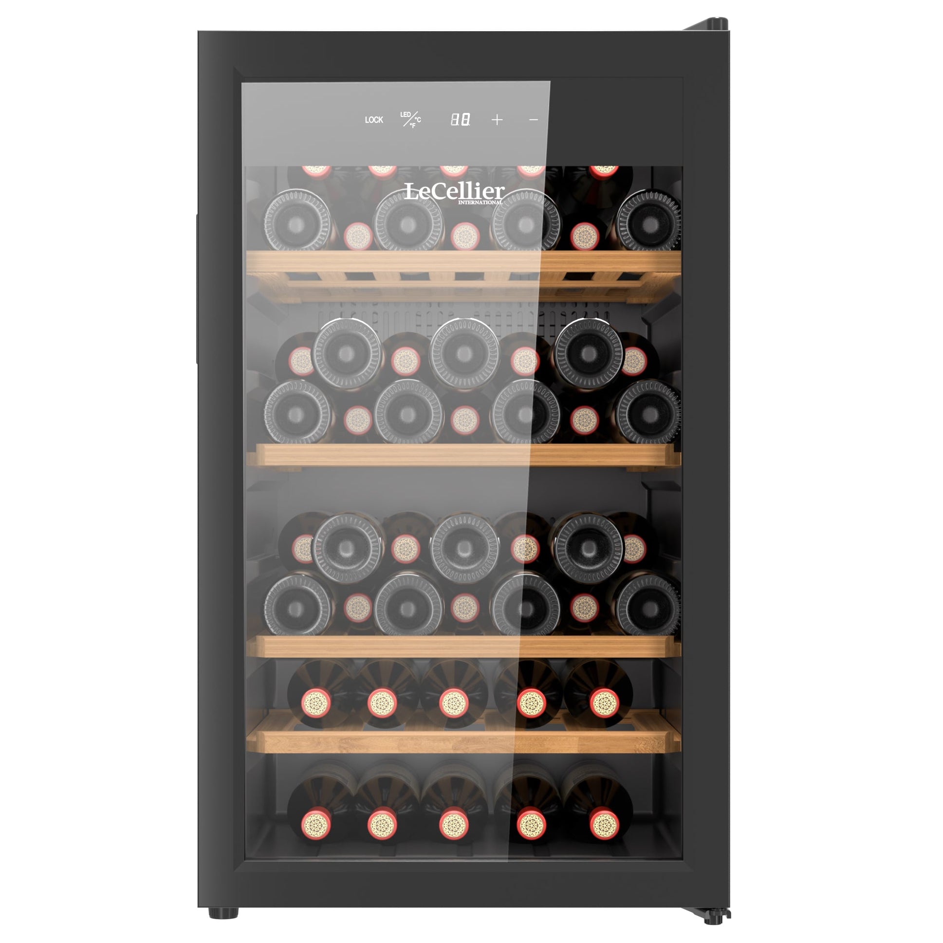 Le Cellier - 52 Bottle Single Zone Wine Cooler - LC52