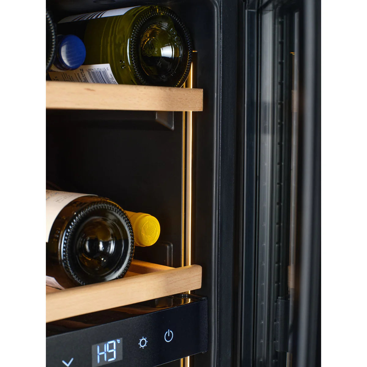 CELLA - 18 Bottle Dual Zone Wine Fridge - W18D-BH
