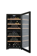 La Sommeliere - 102 Bottle Dual Zone Wine Cooler - LS102DZBLACK
