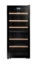 La Sommeliere - 102 Bottle Dual Zone Wine Cooler - LS102DZBLACK