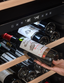 La Sommeliere - 102 Bottle Dual Zone Wine Cooler - LS102DZBLACK