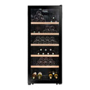 La Sommeliere - 121 Bottle Single Zone Wine Cabinet - LS117BLACK