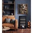 La Sommeliere - 36 Bottle Single Zone Wine Cooler - LS36BLACK