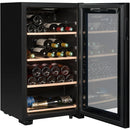 La Sommeliere - 36 Bottle Single Zone Wine Cooler - LS36BLACK