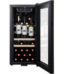 La Sommeliere - 38 Bottle Single Zone Wine Cooler - LS38BLACK