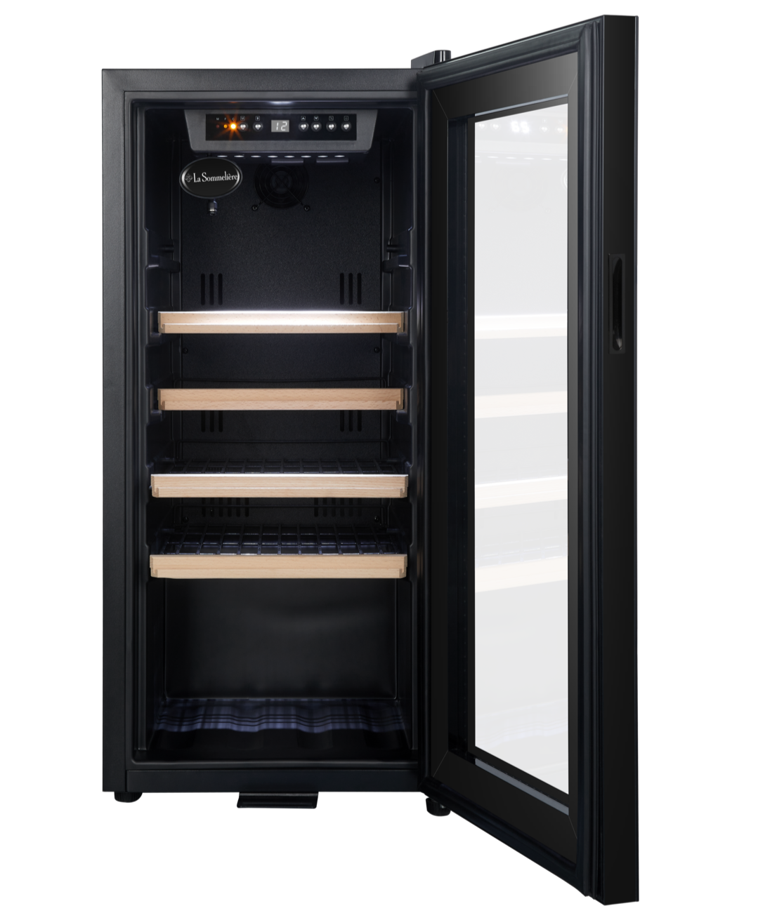 La Sommeliere - 38 Bottle Single Zone Wine Cooler - LS38BLACK