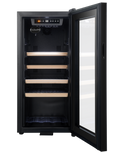 La Sommeliere - 38 Bottle Single Zone Wine Cooler - LS38BLACK