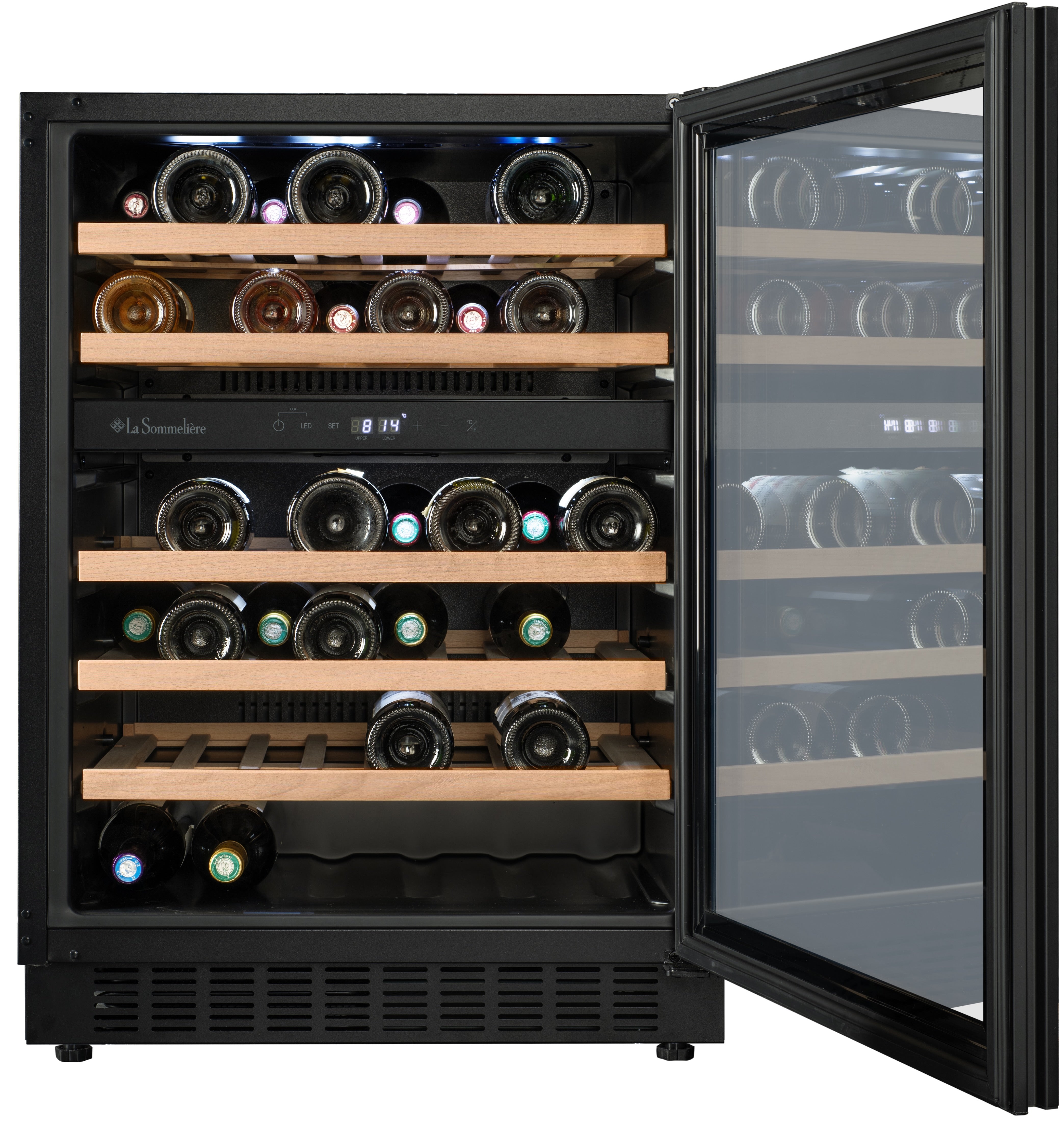La Sommeliere - 46 Bottle Dual Zone Wine Cooler - LSBU50DZ